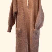 Long Mohair Cardigan camel