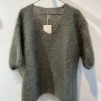 Loose Mohair Knit army