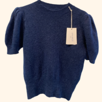 Puff SS Knit navy