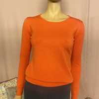 Orange pullover