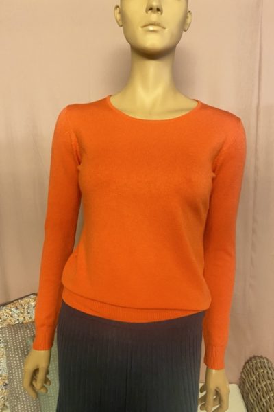 Orange pullover