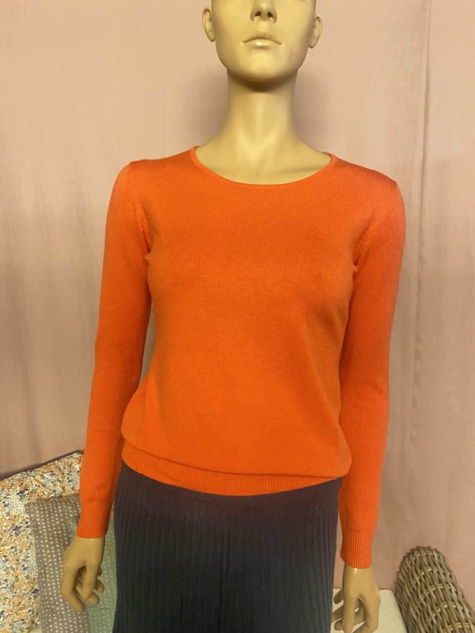Orange pullover