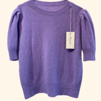Puff SS Knit purple