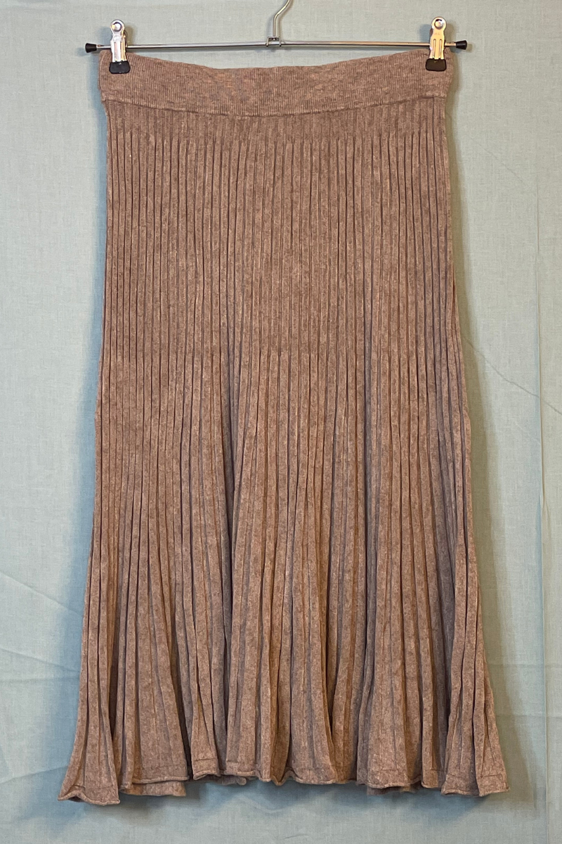Knit Skirt Taupe