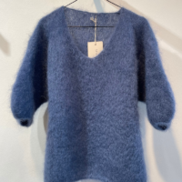 Loose Mohair Knit dusty blue