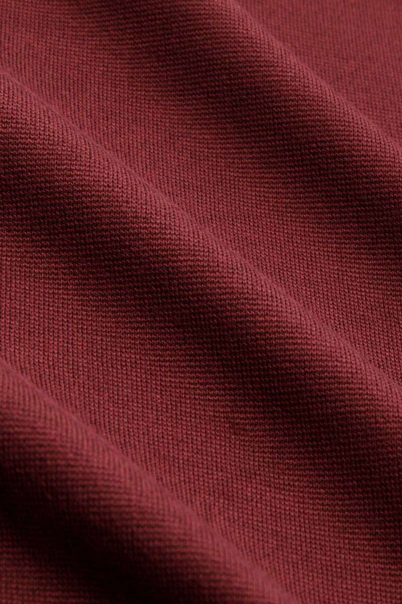 Border Skirt Brique Red Milano fabric