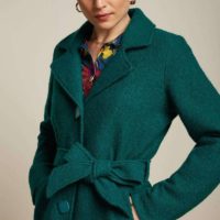 Peyton Kennedy Coat closeup