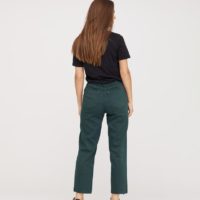 Piper Regular Crop Pant green back