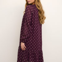 Kasimi Dress wine back