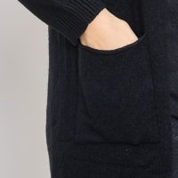 Susan Star Cardigan black closeup
