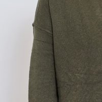Susan Star Cardigan army closeup