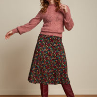 Juno Midi Skirt La Concha front