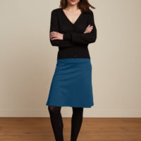Border Skirt Sailor Blue Milano front