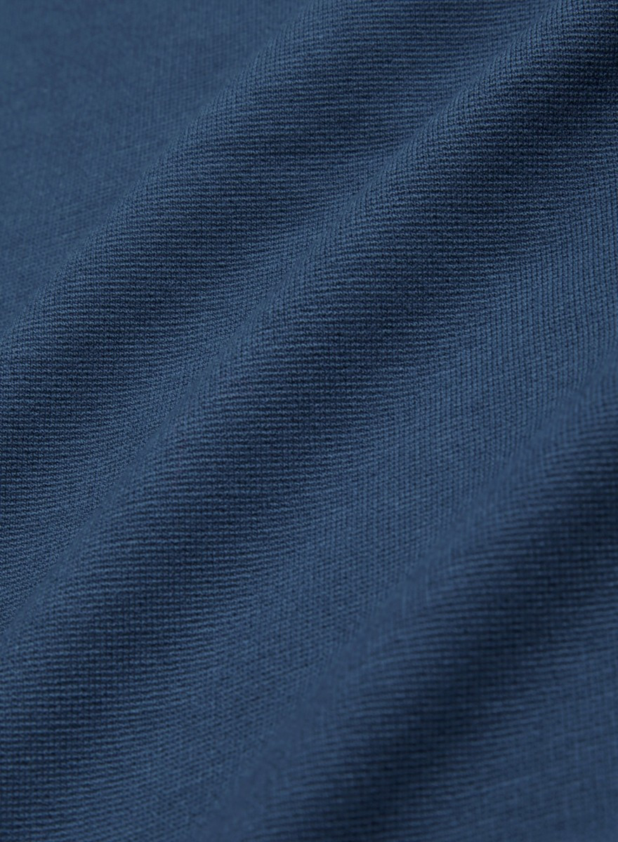 Border Skirt Sailor Blue Milano fabric
