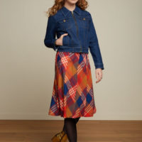 Harper Skirt Jolla Check front