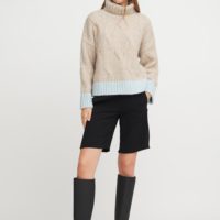 Viol Blue Knit front