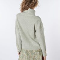 Buttons Melange Sweater back