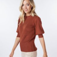 Rib Knit Sweater front