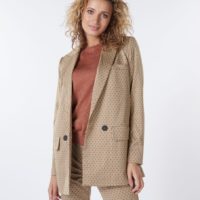 Diamond Knitted Blazer front
