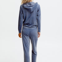 ByMitza Blue Velour Sæt back