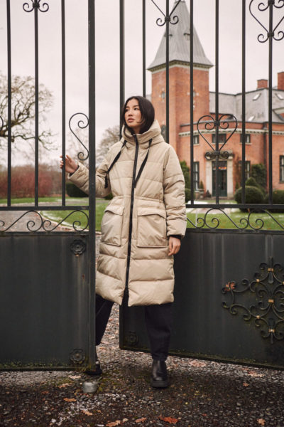Pavine Creme Down Jacket