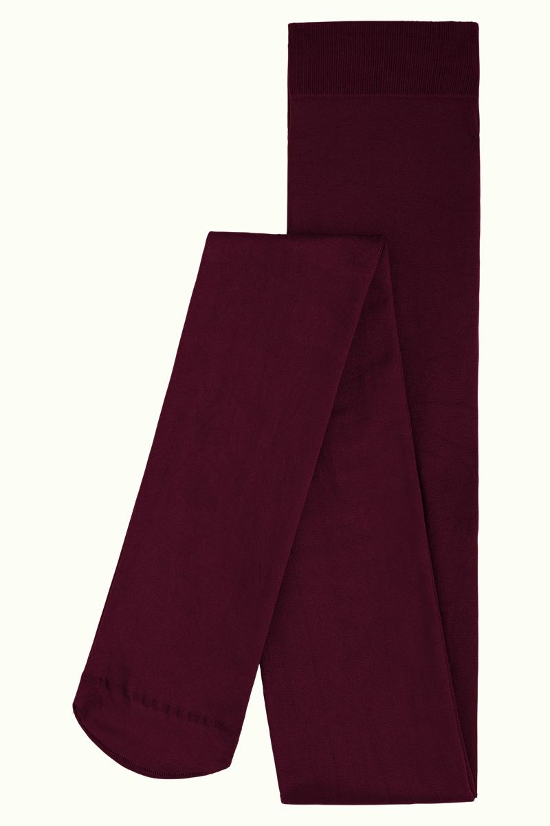 Grape Red Tights Solid item