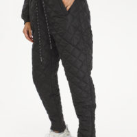 KAsorita Black Quilted Jumpsuit bottom