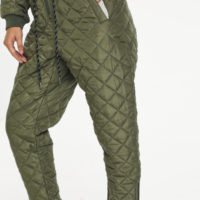 KAsorita Army Quilted Jumpsuit bottom