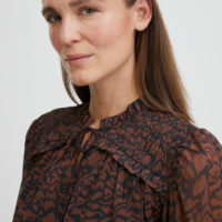 ByHima Brunette Blouse closeup