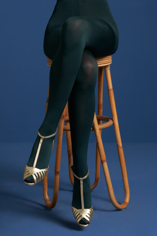 Pine Green Tights Solid