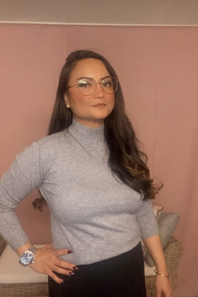 Grey Melange Turtleneck