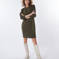 Green Modal Dress boots