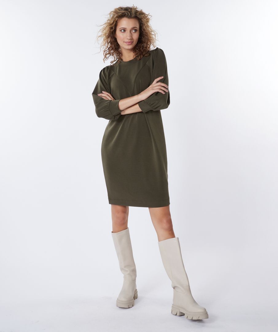 Green Modal Dress boots