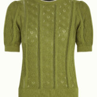 Agnes Puff Green Top Herrero front