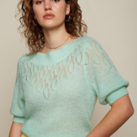 Erin Green Top Farfalle