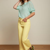 Erin Green Top Farfalle