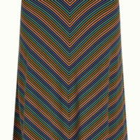 Juno Black Skirt Mariani Stripe