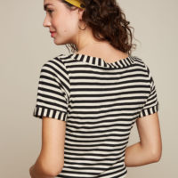 Boat Neck Stripe Chopito back