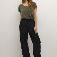 KAmarie Black Cargo Pants