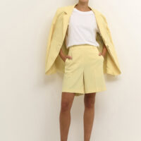 KAsakura Pale Banana Blazer suit open