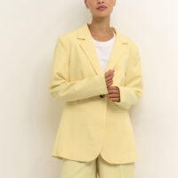 KAsakura Pale Banana Blazer front