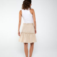 Linen Skirt back