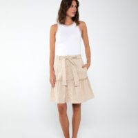 Linen Skirt front