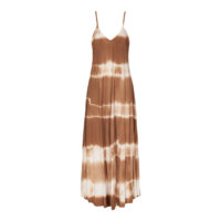 Tie Dye Strap Dress brown