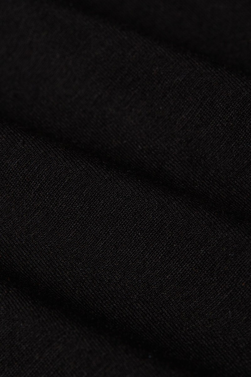 Carina Black Blouse fabric