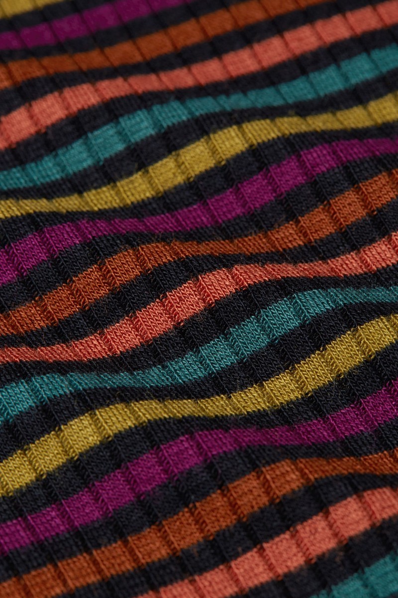 Rollneck Top Rolla Umbre Stripe fabric