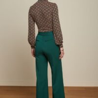 Sally Pine Green Pants Broadway back