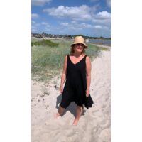 Jersey Strap Dress black