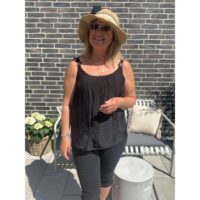 Flower Strap Blouse