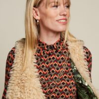 Cilla Gilet Boheme closeup